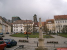Blick vom Makrtplatz zur Burg